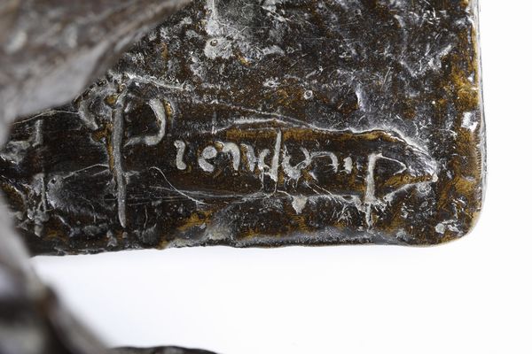 Attilio Prendoni : Uomo che legge il giornale  - Asta Sculture del XIX e XX secolo - Associazione Nazionale - Case d'Asta italiane