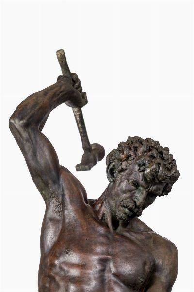 Benedetto Civiletti : Il lavoro, 1895  - Asta Sculture del XIX e XX secolo - Associazione Nazionale - Case d'Asta italiane