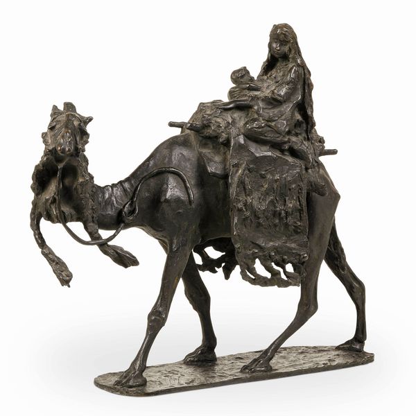 Ernesto Bazzaro : Maternit Beduina  - Asta Sculture del XIX e XX secolo - Associazione Nazionale - Case d'Asta italiane