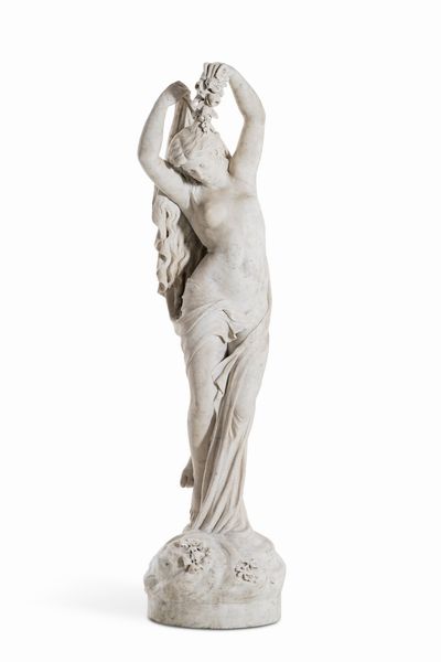 Arte del XIX-XX secolo Figura femminile danzante  - Asta Sculture del XIX e XX secolo - Associazione Nazionale - Case d'Asta italiane