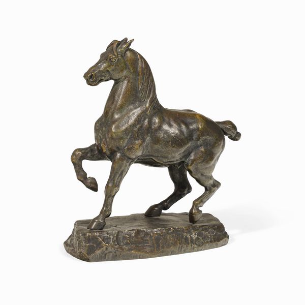 Antoine Louis Barye : Cheval Percheron  - Asta Sculture del XIX e XX secolo - Associazione Nazionale - Case d'Asta italiane