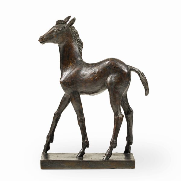 Antonio Biggi : Puledro  - Asta Sculture del XIX e XX secolo - Associazione Nazionale - Case d'Asta italiane