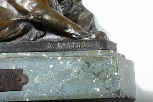 Modello di Frderic Auguste Bartholdi (1834-1904). Leone di Belfort  - Asta Sculture del XIX e XX secolo - Associazione Nazionale - Case d'Asta italiane