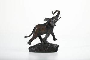 Clovis-Edmond Masson : Elefante  - Asta Sculture del XIX e XX secolo - Associazione Nazionale - Case d'Asta italiane