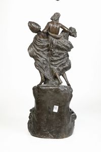 Plasticatore del XIX-XX secolo Baccanale  - Asta Sculture del XIX e XX secolo - Associazione Nazionale - Case d'Asta italiane