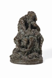 Jean Baptiste Carpeaux : Ugolino e i suoi figli  - Asta Sculture del XIX e XX secolo - Associazione Nazionale - Case d'Asta italiane