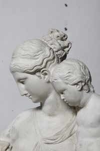 Plasticatore del XIX secolo La Carit romana  - Asta Sculture del XIX e XX secolo - Associazione Nazionale - Case d'Asta italiane