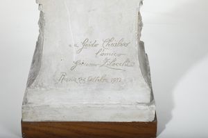 Giacomo Zilocchi : Bozzetto del monumento a Giuseppe Verdi situato nel Parco Massari a Ferrara (1913-1914)  - Asta Sculture del XIX e XX secolo - Associazione Nazionale - Case d'Asta italiane