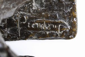 Attilio Prendoni : Uomo che legge il giornale  - Asta Sculture del XIX e XX secolo - Associazione Nazionale - Case d'Asta italiane