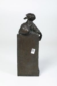 Alberto Dressler : La sosta.  - Asta Sculture del XIX e XX secolo - Associazione Nazionale - Case d'Asta italiane