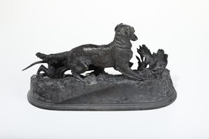 Pierre-Jules Mene : Caccia alla pernice  - Asta Sculture del XIX e XX secolo - Associazione Nazionale - Case d'Asta italiane
