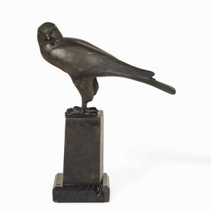 Art Dec del XX secolo Falco  - Asta Sculture del XIX e XX secolo - Associazione Nazionale - Case d'Asta italiane