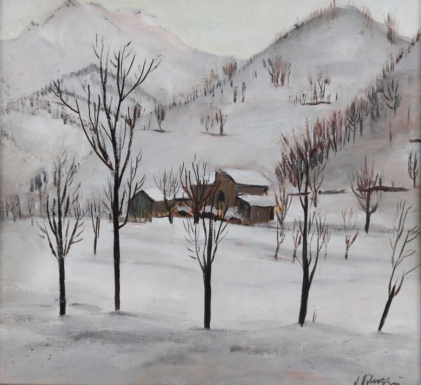 Eso Peluzzi : Limone, Piemonte  - Asta Dipinti del XIX e XX secolo - Associazione Nazionale - Case d'Asta italiane