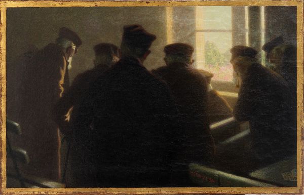 Angelo Morbelli : Partita interessante  - Asta Dipinti del XIX e XX secolo - Associazione Nazionale - Case d'Asta italiane