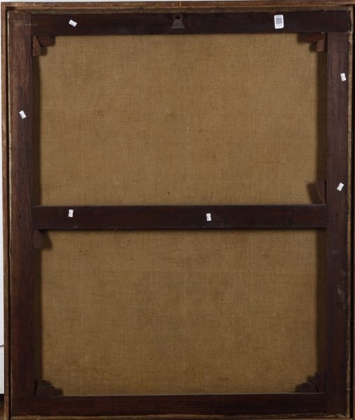 Romualdo Federico Locatelli : Donna con fiori  - Asta Dipinti del XIX e XX secolo - Associazione Nazionale - Case d'Asta italiane