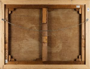 Armando Spadini : Tacchini e polli  - Asta Dipinti del XIX e XX secolo - Associazione Nazionale - Case d'Asta italiane