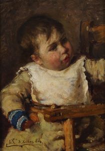 Luigi Nono - Norina sul seggiolone, 1884