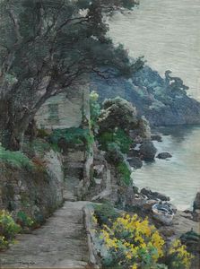 Romolo Pergola - Scorcio costa ligure