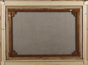 Cesare Maggi : Veduta di montagna innevata  - Asta Dipinti del XIX e XX secolo - Associazione Nazionale - Case d'Asta italiane