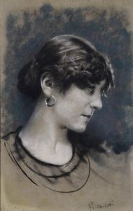 Francesco Paolo Michetti - Profilo di popolana