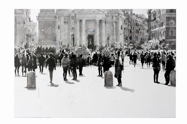 Federico Arcuri : Piazza del Popolo, Roma  - Asta Brand New - 21st Century Art - Associazione Nazionale - Case d'Asta italiane