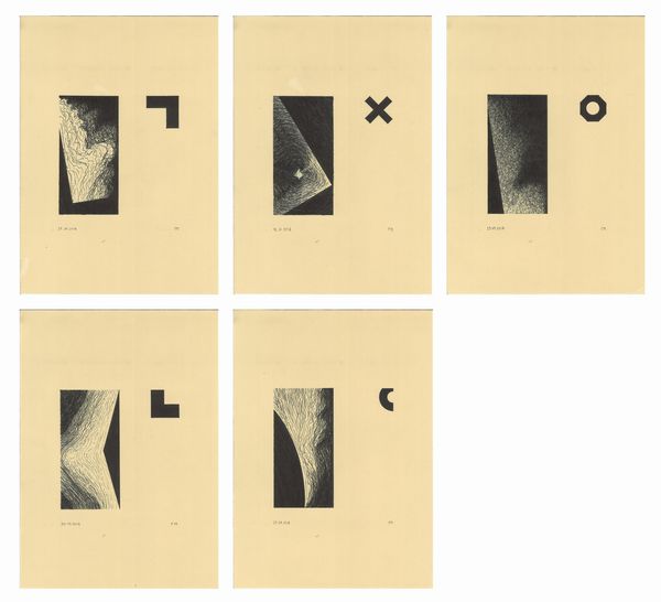 Giorgios  Papaevangeliou : Senza titolo. 5 disegni  - Asta Brand New - 21st Century Art - Associazione Nazionale - Case d'Asta italiane