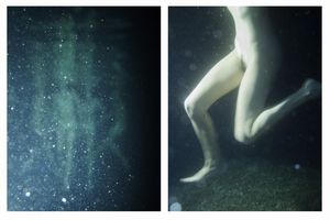 Martina Cirese : a) Figures Underwater #3. Lipsi, Greece, 2021; b) Woman Underwater #5. Marseille, France 2020. Dittico  - Asta Brand New - 21st Century Art - Associazione Nazionale - Case d'Asta italiane