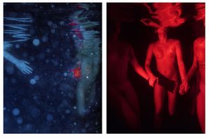 Martina Cirese : a) Figures Underwater #1. Marseille, France, 2021; b) Figures Underwater #2. Lipsi, Greece, 2021. Dittico  - Asta Brand New - 21st Century Art - Associazione Nazionale - Case d'Asta italiane