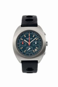 Breitling - Breitling, Geneve, Long Plaing Dat., Ref. 7103.3, orologio da polso, impermeabile in acciaio, cronografo con datario. Realizzato circa nel 1970
