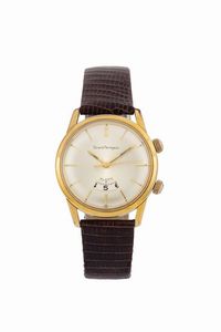 GIRARD PERREGAUX - GIRARD PERREGAUX, Alarm, orologio da polso, in acciaio e laminato oro con sveglia. Realizzato nel 1960 circa