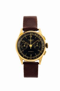 Chronographe Suisse - Chronographe Suisse, orologio da polso, cronografo antimagnetico in oro giallo 18K. Realizzato nel 1960 circa