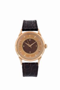 ESKA - ESKA, Watch Co., Swiss, Automatic, cassa No. 143746. Orologio da polso, automatico, impermeabile, in oro rosa 18K con quadrante in smalto. Realizzato nel 1960 circa