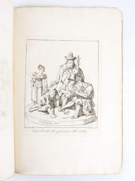 Pinelli, Bartolomeo. Gruppi pittoreschi modellati in terra cotta / da Bartolomeo Pinelli ed incisi all'acquaforte da lui medesimo. Roma : Gentilucci, 1834  - Asta Libri antichi, rarit� bibliografiche e prime edizioni del '900 - Associazione Nazionale - Case d'Asta italiane