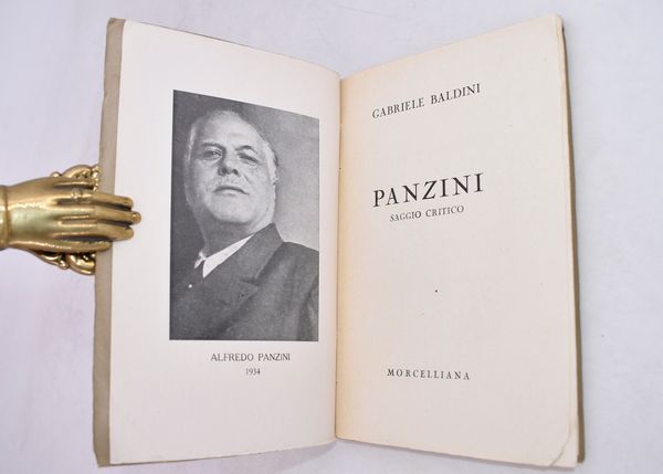 BALDINI, Gabriele. PANZINI. SAGGIO CRITICO. 1941.  - Asta Libri antichi, rarit bibliografiche e prime edizioni del '900 - Associazione Nazionale - Case d'Asta italiane