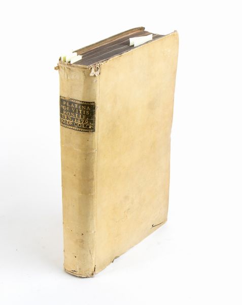 PLATINA. VITA DEI PONTEFICI PRIMA EDIZIONE 1479. Venezia Johannes de Colonia and Johannes Manthen, 11 giugno 1479  - Asta Libri antichi, rarit bibliografiche e prime edizioni del '900 - Associazione Nazionale - Case d'Asta italiane