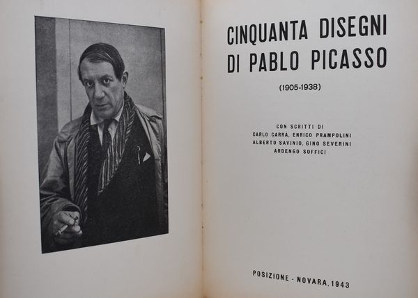 CINQUANTA DISEGNI DI PABLO PICASSO (1905-1938). 1943.  - Asta Libri antichi, rarit bibliografiche e prime edizioni del '900 - Associazione Nazionale - Case d'Asta italiane