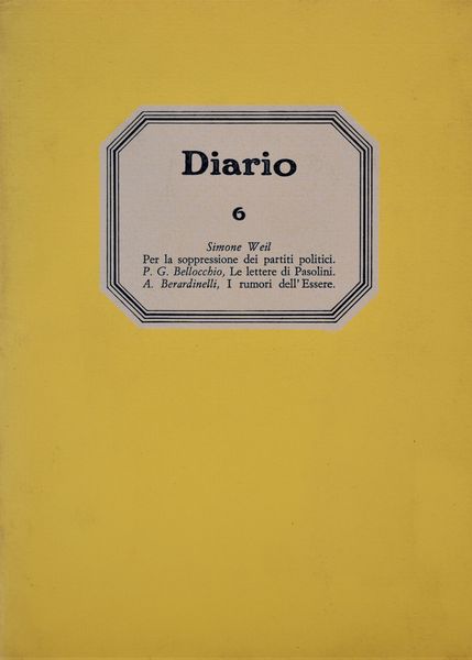 DIARIO 6. 1988.  - Asta Libri antichi, rarit bibliografiche e prime edizioni del '900 - Associazione Nazionale - Case d'Asta italiane