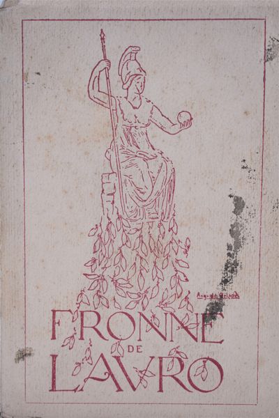 FRONNE DE LAURO. POESIE DIALETTALI ROMANE.  1930.  - Asta Libri antichi, rarit� bibliografiche e prime edizioni del '900 - Associazione Nazionale - Case d'Asta italiane