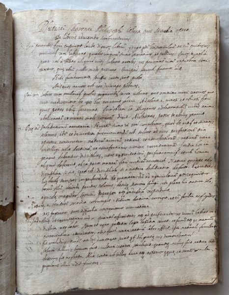 PLUTARCH. “Plutarchi Cheronei ethica, sive moralia opera”. Italia, fine del XVI sec.  - Asta Libri antichi, rarit bibliografiche e prime edizioni del '900 - Associazione Nazionale - Case d'Asta italiane