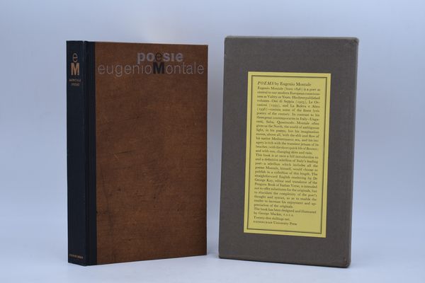 MONTALE, EUGENIO. POEMS/POESIE. 1964.  - Asta Libri antichi, rarit bibliografiche e prime edizioni del '900 - Associazione Nazionale - Case d'Asta italiane