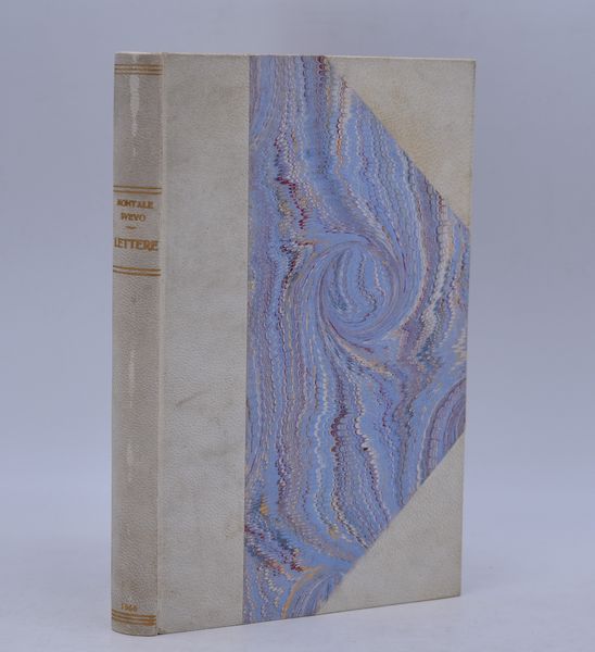 MONTALE, EUGENIO. LETTERE CON ITALO SVEVO. CON GLI SCRITTI DI MONTALE SU SVEVO. 1966.  - Asta Libri antichi, rarit bibliografiche e prime edizioni del '900 - Associazione Nazionale - Case d'Asta italiane