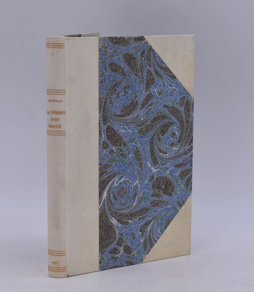 MONTALE, EUGENIO. LA POESIA NON ESISTE. 1971.  - Asta Libri antichi, rarit bibliografiche e prime edizioni del '900 - Associazione Nazionale - Case d'Asta italiane