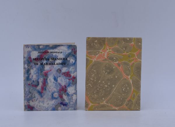 MONTALE, EUGENIO. SECONDA MANIERA DI MARMELADOV. 1971.  - Asta Libri antichi, rarit� bibliografiche e prime edizioni del '900 - Associazione Nazionale - Case d'Asta italiane