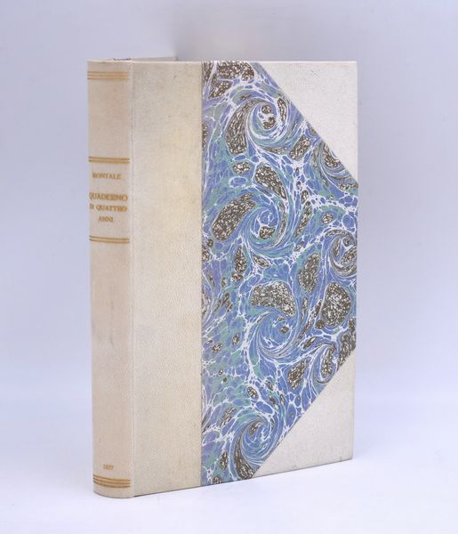 MONTALE, Eugenio. QUADERNO DI QUATTRO ANNI. 1977.  - Asta Libri antichi, rarit bibliografiche e prime edizioni del '900 - Associazione Nazionale - Case d'Asta italiane