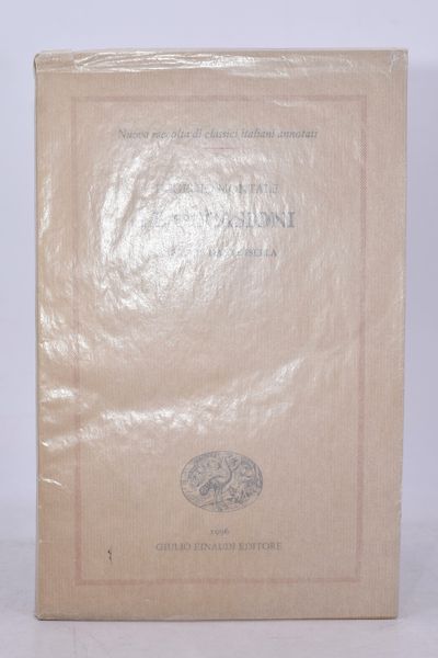 MONTALE, Eugenio. LE OCCASIONI. 1996.  - Asta Libri antichi, rarit bibliografiche e prime edizioni del '900 - Associazione Nazionale - Case d'Asta italiane