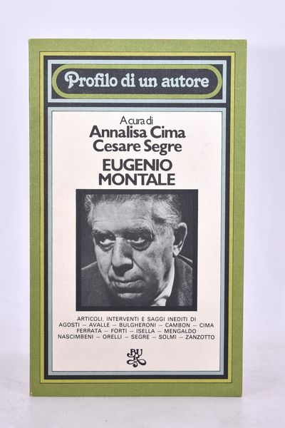 EUGENIO MONTALE. PROFILO DI UN AUTORE. 1977.  - Asta Libri antichi, rarit bibliografiche e prime edizioni del '900 - Associazione Nazionale - Case d'Asta italiane