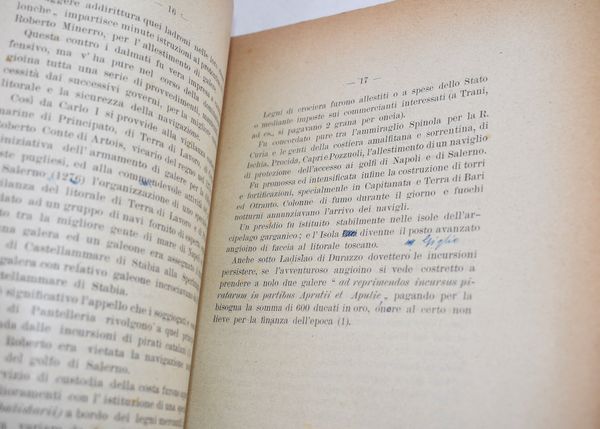 MORELLI, Vincenzo. I “BARBARESCHI” CONTRO IL REGNO DI NAPOLI. CON DOCUMENTI INEDITI E FACSIMILI. 1920.  - Asta Libri antichi, rarit� bibliografiche e prime edizioni del '900 - Associazione Nazionale - Case d'Asta italiane