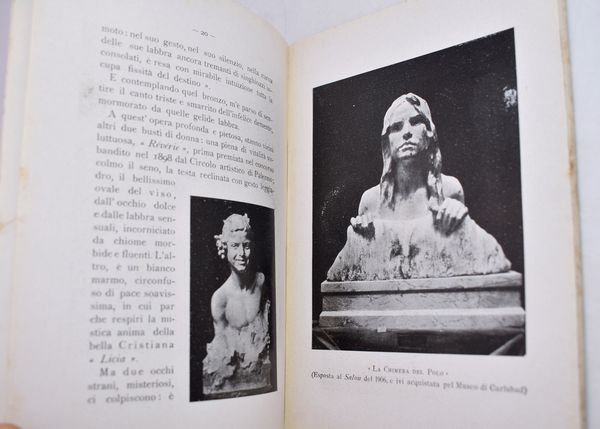 NATOLI, Domenico. GIOVANNI NICOLINI SCULTORE. 1909.  - Asta Libri antichi, rarit� bibliografiche e prime edizioni del '900 - Associazione Nazionale - Case d'Asta italiane