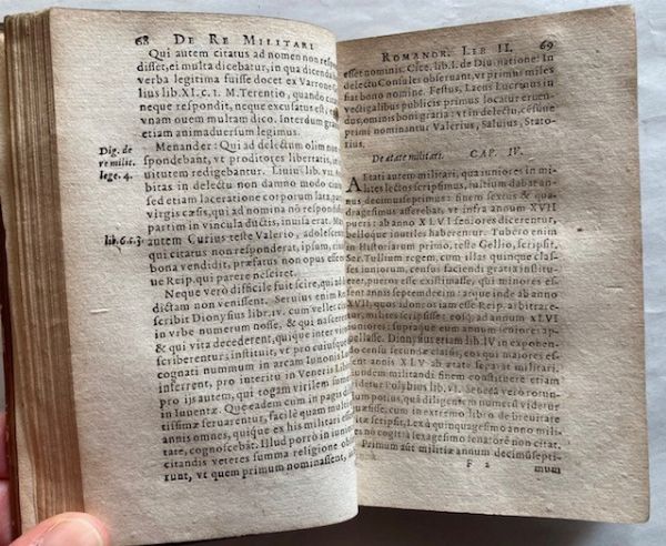 VALTRINUS Joannes Antonius S.J. De re militari Veterum Romanorum libri septem. Koln, Birckmann for A. Mylius, 1597.  - Asta Libri antichi, rarit bibliografiche e prime edizioni del '900 - Associazione Nazionale - Case d'Asta italiane