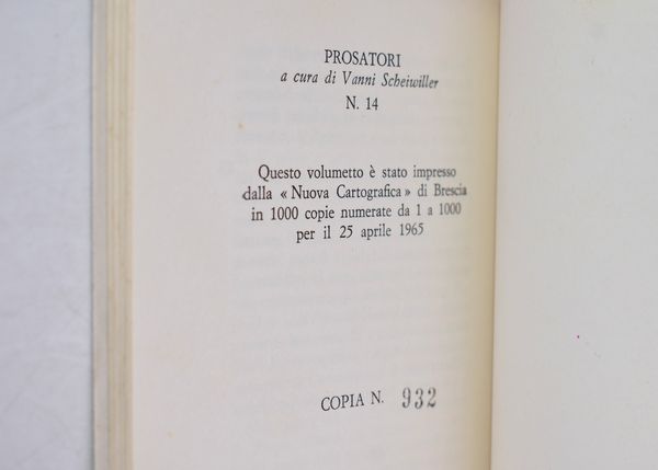 ORENGO, Renata. DIARIO DEL CEGLIOLO. CRONACA DELLA GUERRA IN COMUNE TOSCANO: GIUGNO-LUGLIO 1944. 1965.  - Asta Libri antichi, rarit bibliografiche e prime edizioni del '900 - Associazione Nazionale - Case d'Asta italiane